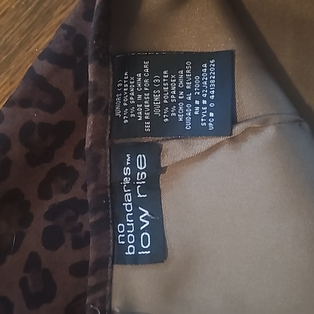 Leopard Low Rise Pants - Picture 4 of 5